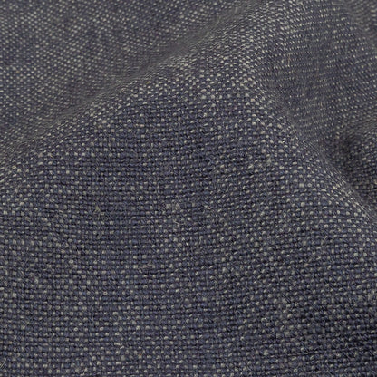Indigo Rustic Cotton and Linen Woven - Detail