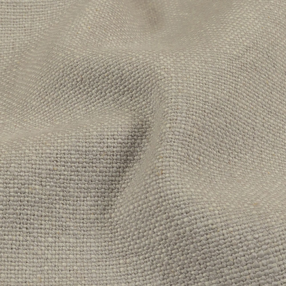 Fog Rustic Cotton and Linen Woven - Detail
