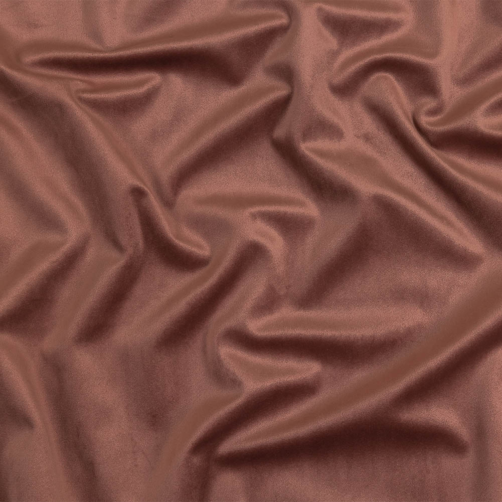Mulberry Creamy Polyester Velvet