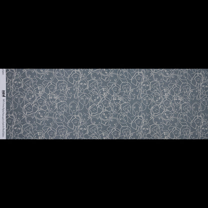 Mood Exclusive Un dia en Andorra Steel Gray Cotton Poplin - Folded