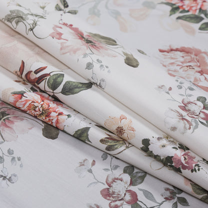 Mood Exclusive Flores de las Montanas Ivory Cotton Poplin - Detail