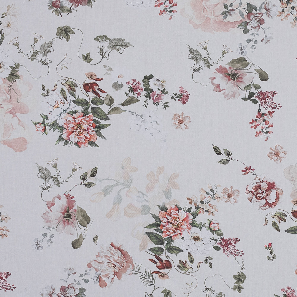 Mood Exclusive Flores de las Montanas Ivory Cotton Poplin