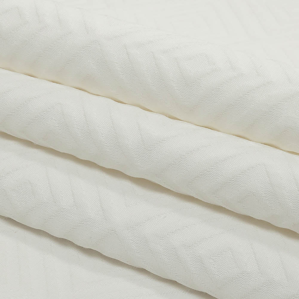 White Diamond Jacquard - Folded
