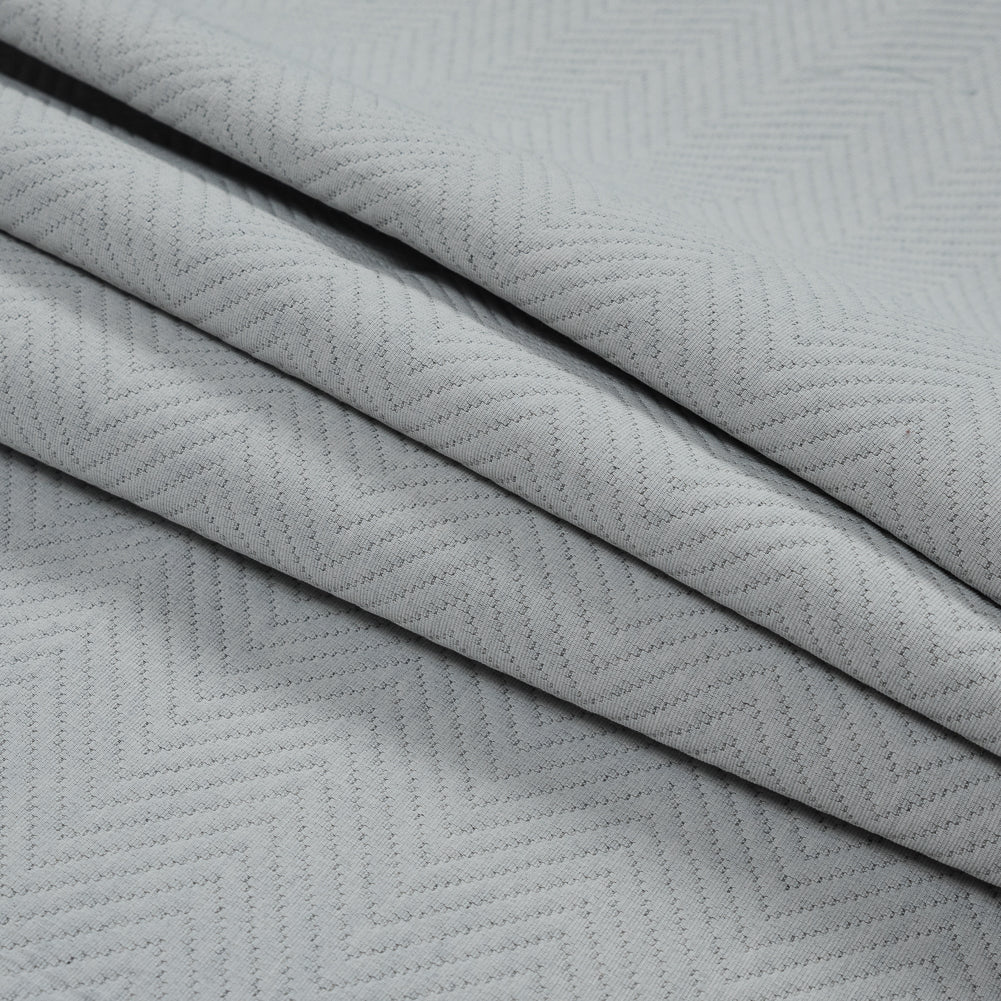 Off-White Chevron Upholstery Woven Folded