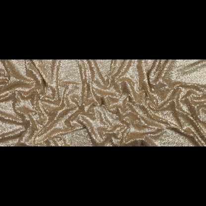 Mocha Baby Sequins on Mesh - Folded