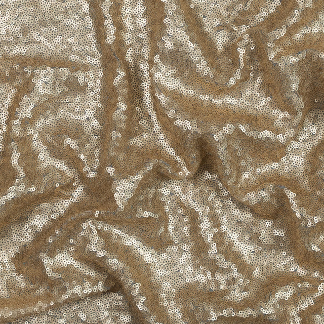 Mocha Baby Sequins on Mesh