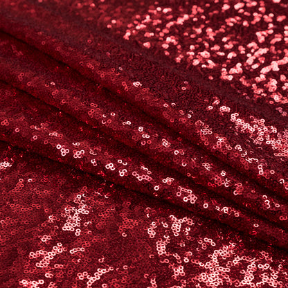 Mesh with Baby Sequins - Red - Mariah Collection Detail