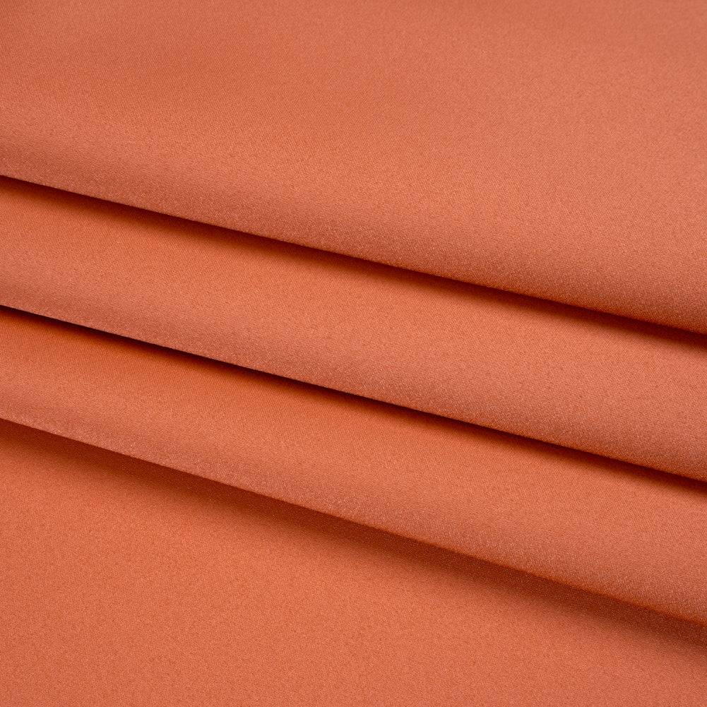 Polyester Satin - Papaya - Reverie Collection - Folded