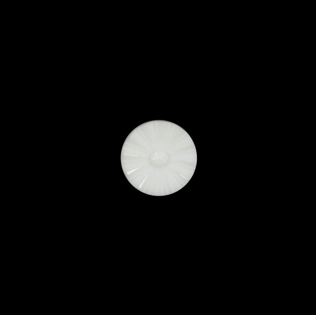 Italian Ivory Floral Nylon Button - 16L/10mm