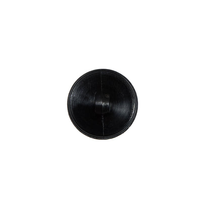 Italian Black Floral Nylon Button - 20L/12mm - Detail