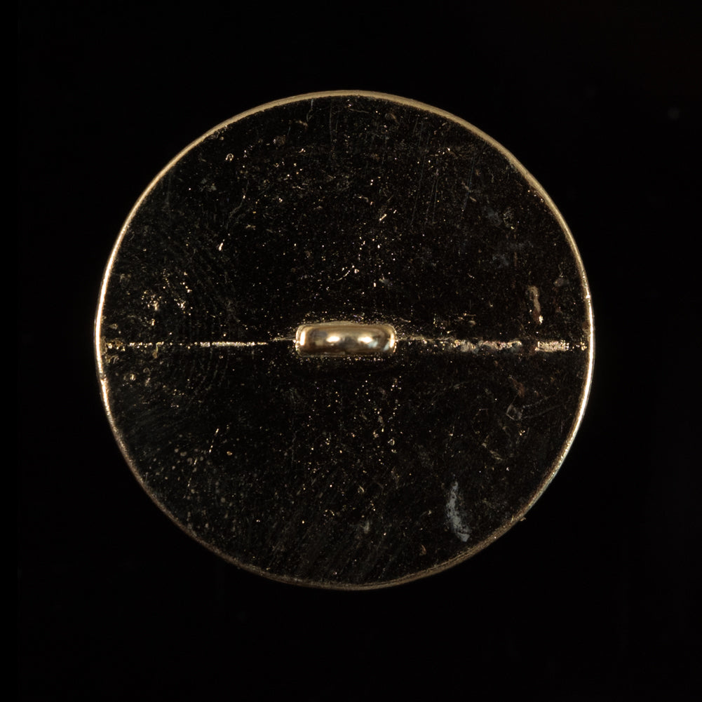 Italian Navy and Gold Metal Button - 44L/28mm Detail