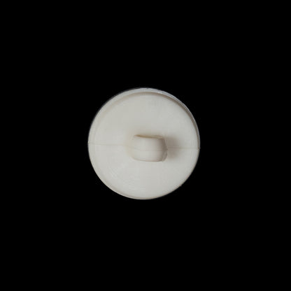 Italian Beige Textural Shank Back Button - 24L/15mm - Detail