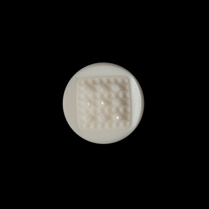 Italian Beige Textural Shank Back Button - 24L/15mm