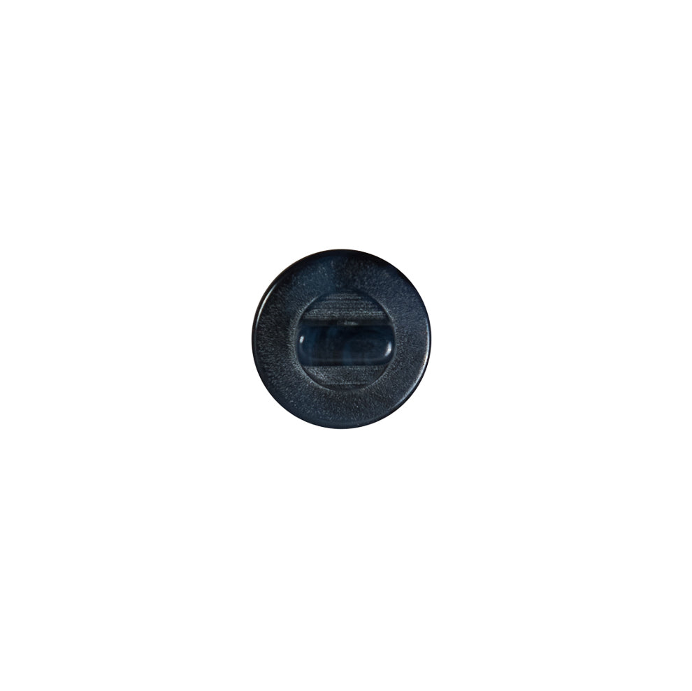 Italian Navy Glossy Shank Back Button - 16L/10mm - Detail