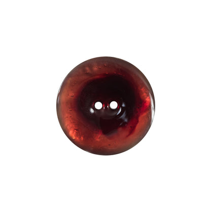 Italian Red 2-Hole Shell Button - 32L/20mm