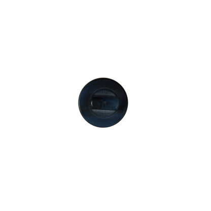 Italian Navy Matte Shank Back Button - 14L/9mm - Detail