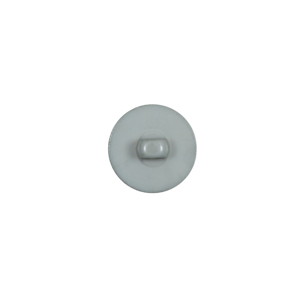 Italian Gray Shank Back Plastic Button - 18L/11.5mm Detail