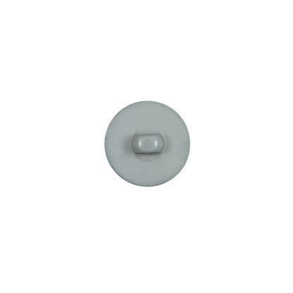Italian Gray Shank Back Plastic Button - 18L/11.5mm Detail