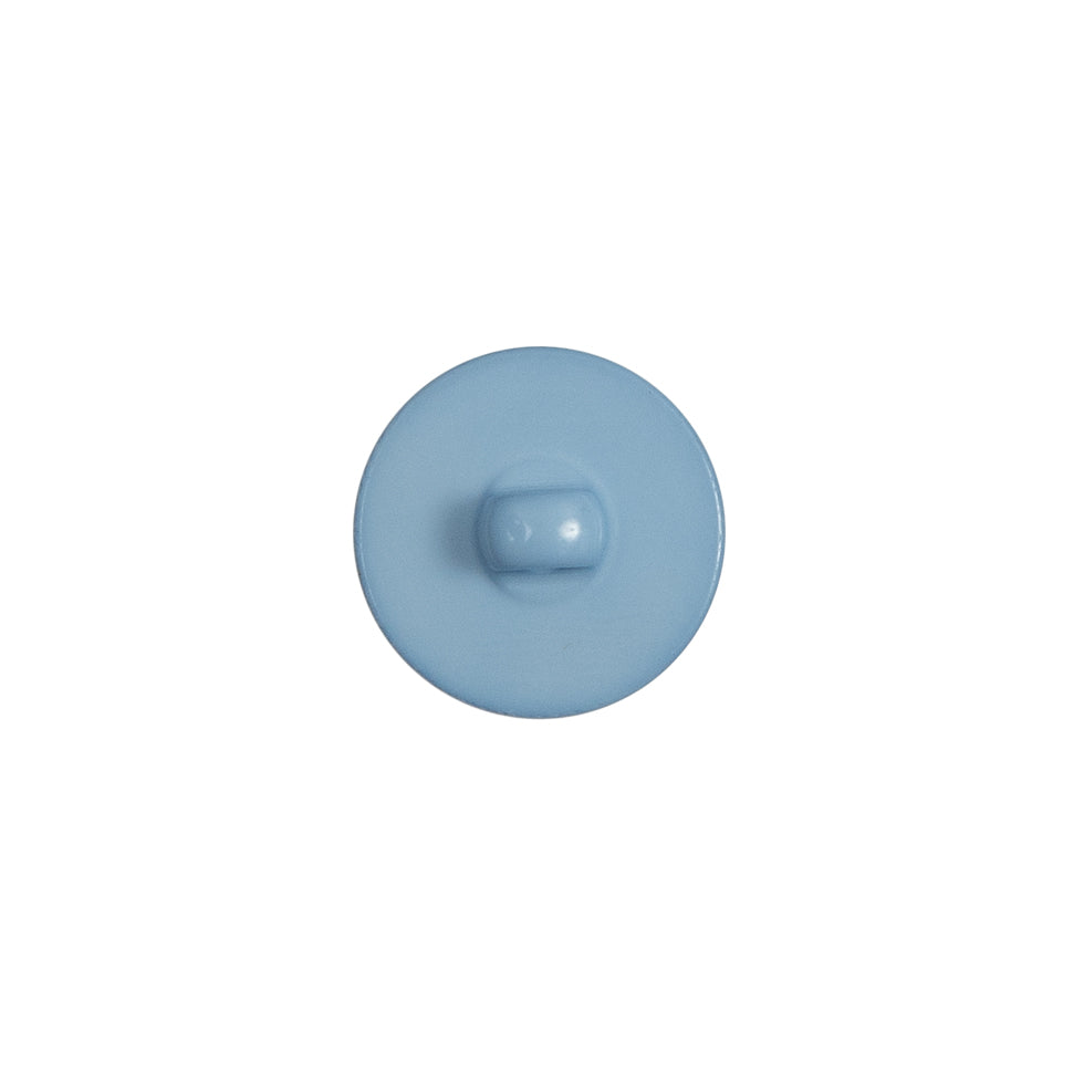 Italian Blue Plastic Shank Back Button - 20L/12.5mm Detail