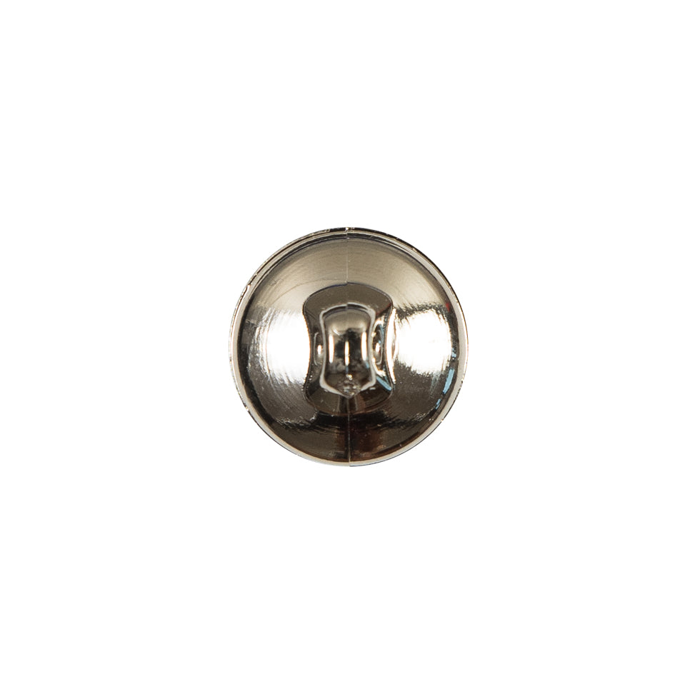 Italian Gold Floral Button with Rhinestone Core - 20L/12.5mm Detail