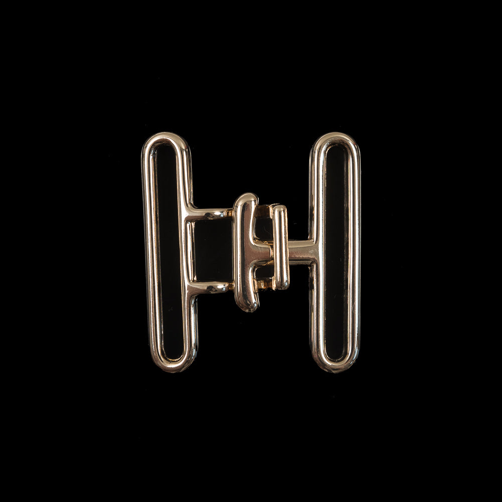 Italian Gold Buckle Closure - 1.625 x 1.75