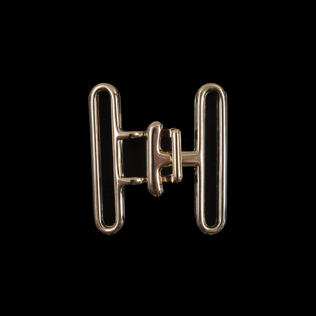 Italian Gold Buckle Closure - 1.625 x 1.75