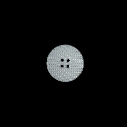 Italian Ivory Textural Nylon Sprayed Button - 18L/11.5mm