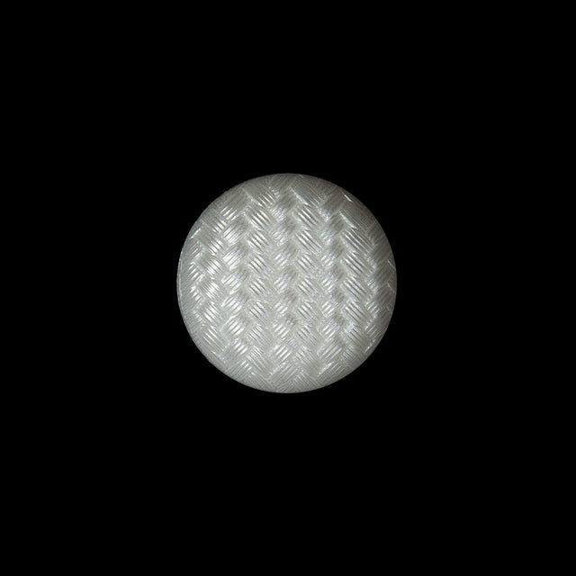 Italian Ivory Textural Nylon Sprayed Button - 24L/15mm