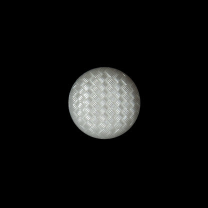 Italian Ivory Textural Nylon Sprayed Button - 20L/12mm