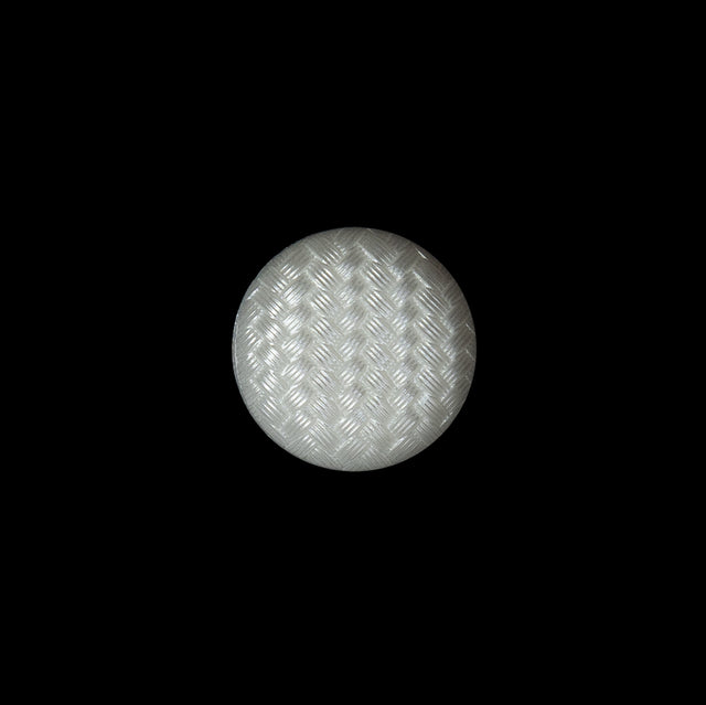 Italian Ivory Textural Nylon Sprayed Button - 20L/12mm