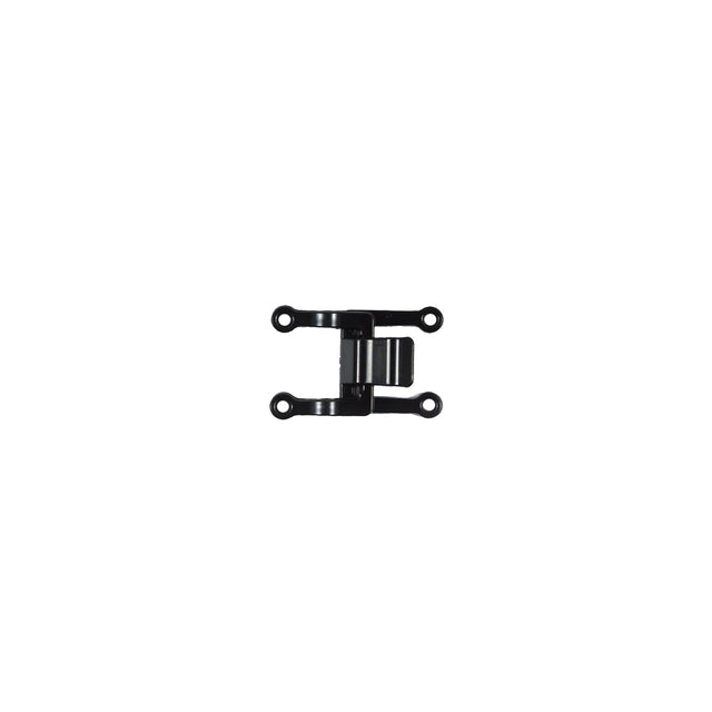Italian Black Plastic Buckle Closure - 1