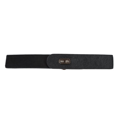 Italian Black and Gold Snap Closure - 6" Detail