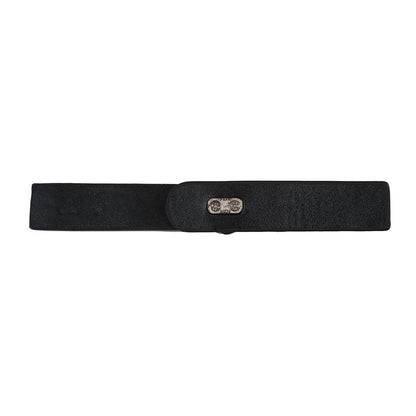 Italian Black and Gunmetal Snap Closure - 6 - Detail