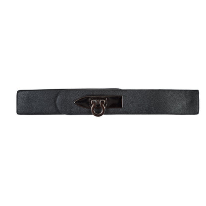 Italian Black and Gunmetal Snap Closure - 6