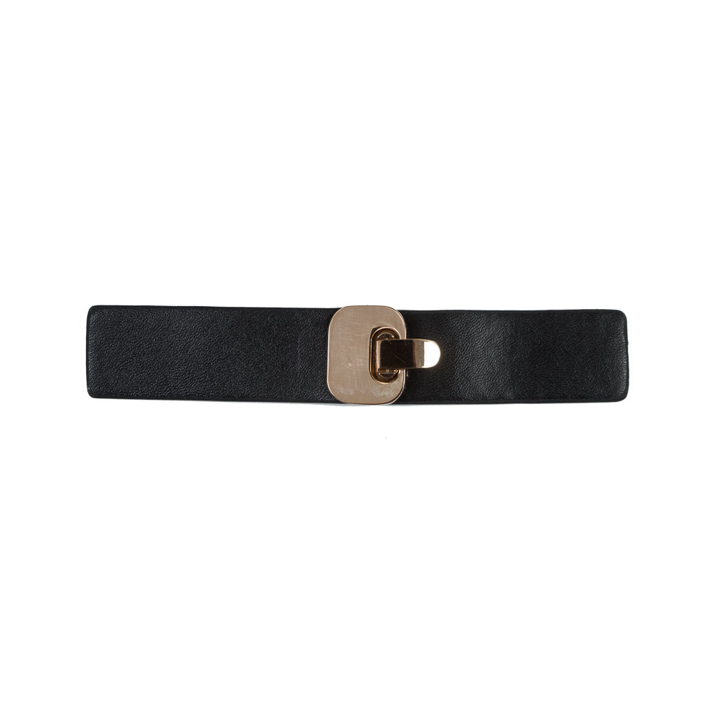 Italian Black and Gold Snap Closure - 5.5"