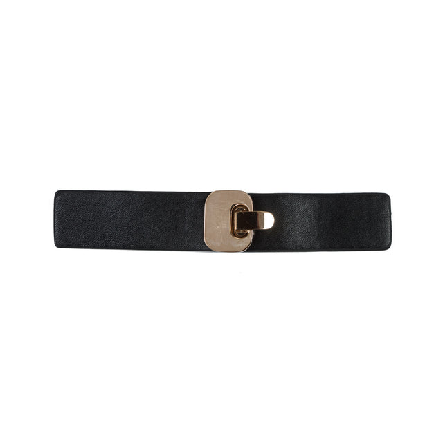 Italian Black and Gold Snap Closure - 5.5"