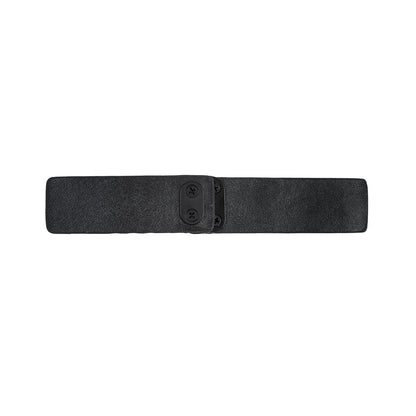Italian Black on Black Snap Closure - 5.5 - Detail