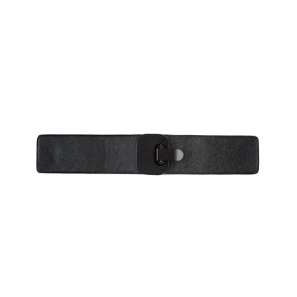 Italian Black on Black Snap Closure - 5.5