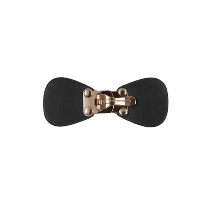 Italian Black and Gold Clasp Closure - 4"