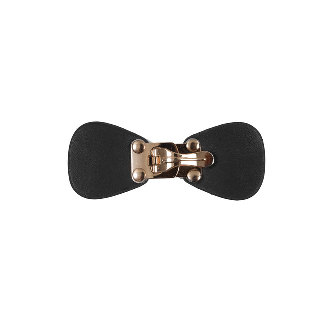 Italian Black and Gold Clasp Closure - 4"