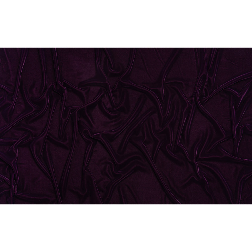 Polyester Micro Velvet - Plum - Full