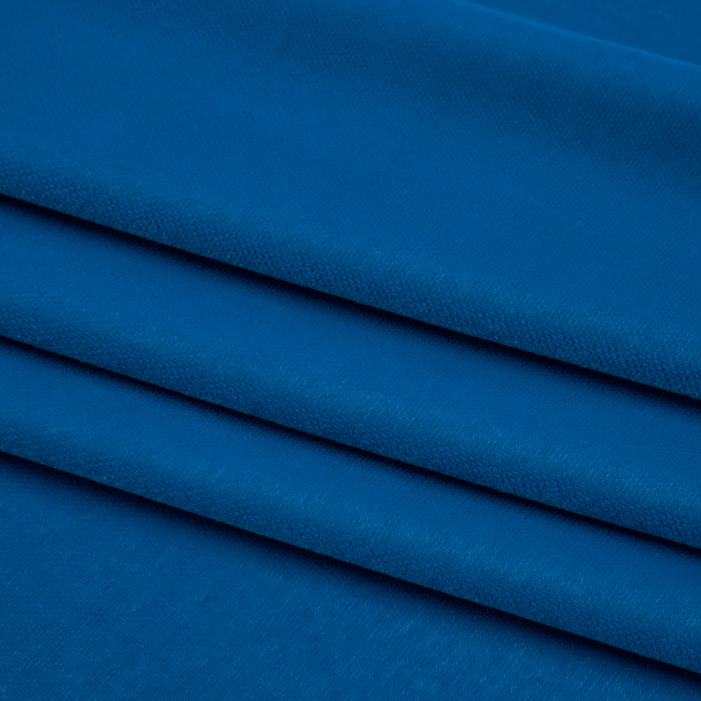 Polyester Micro Velvet - Turquoise - Folded