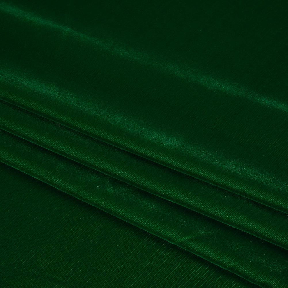 Polyester Micro Velvet - Kelly Green - Folded