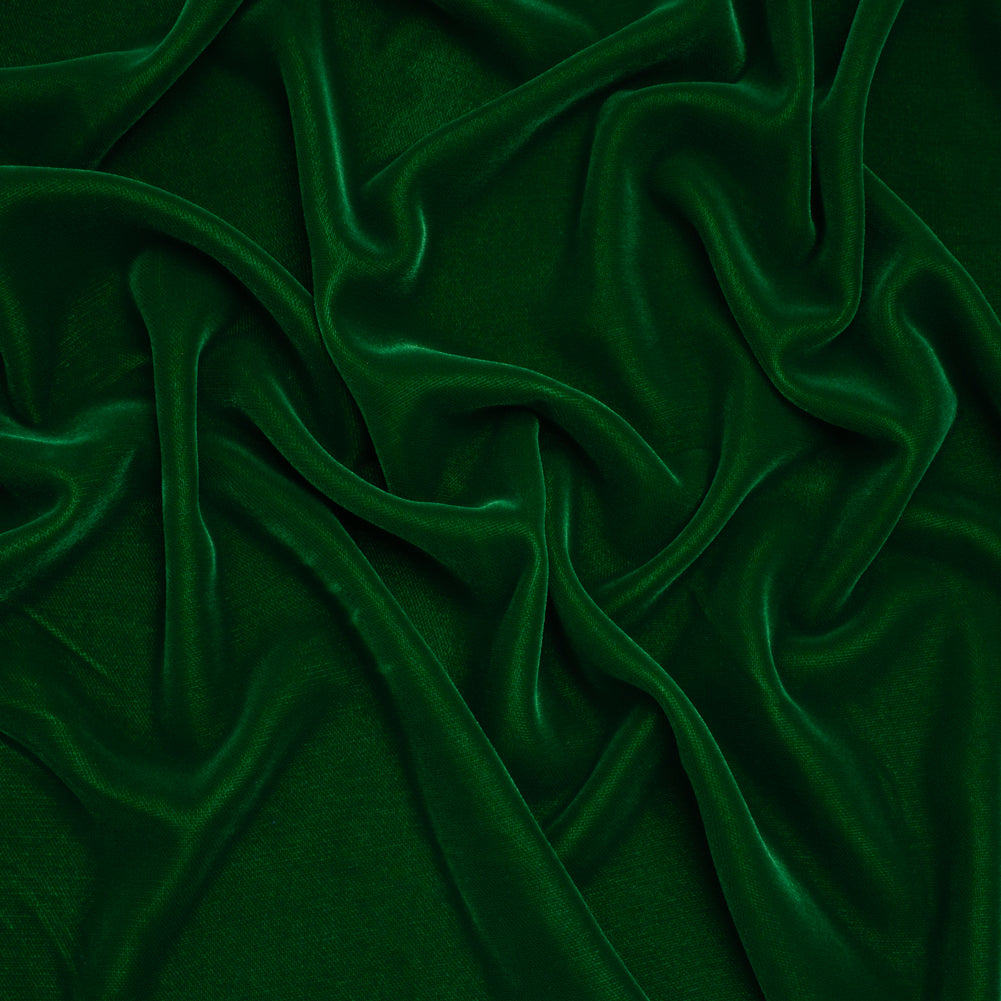 Polyester Micro Velvet - Kelly Green