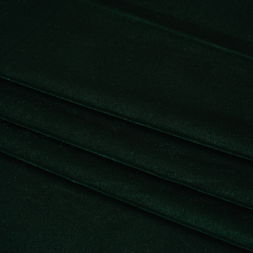 Polyester Micro Velvet - Hunter Green - Folded