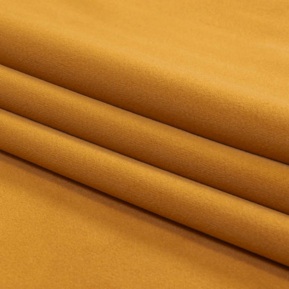 Honey Yellow Creamy Polyester Velvet - Folded