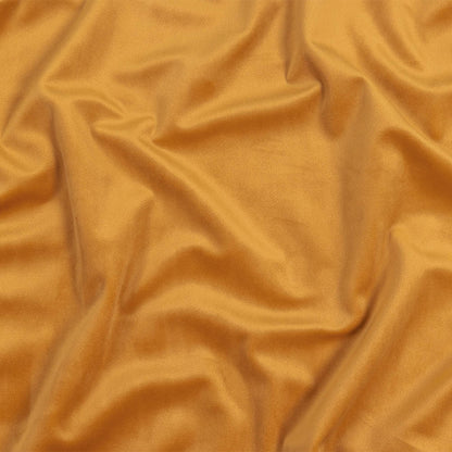 Honey Yellow Creamy Polyester Velvet