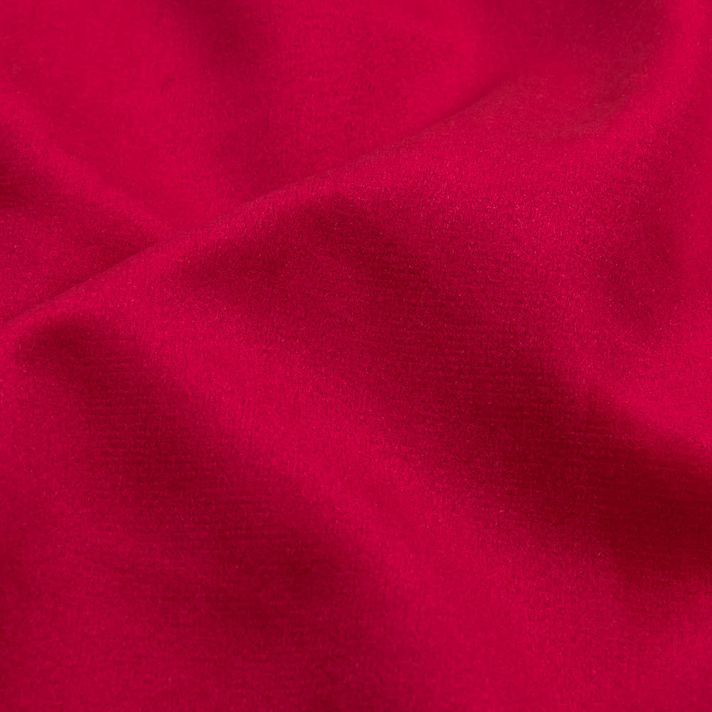 Cactus Flower Creamy Polyester Velvet - Detail