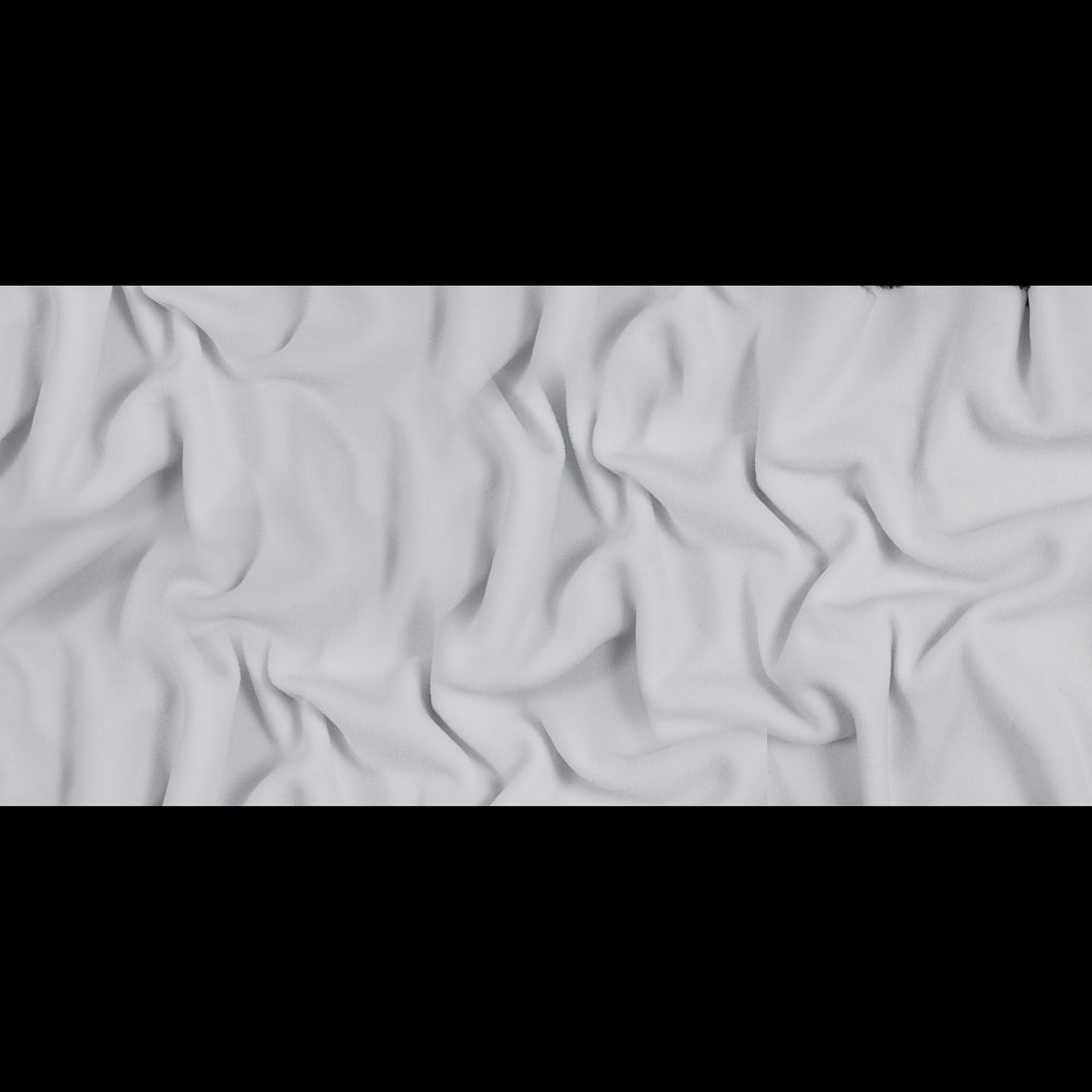 No-Pill Polyester Fleece - White - Shropshire Collection Folded