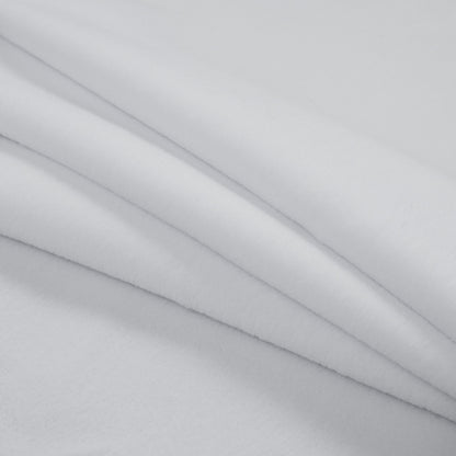 No-Pill Polyester Fleece - White - Shropshire Collection Detail